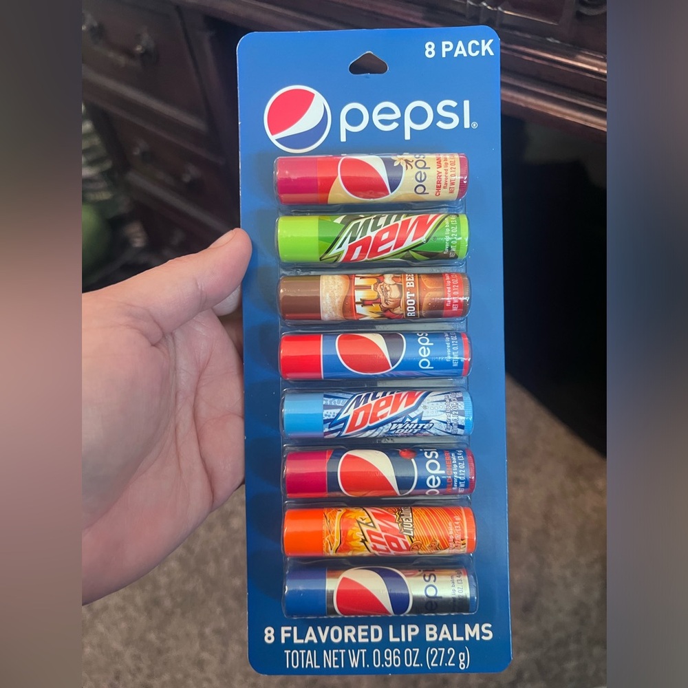 Pepsi and Mountain Dew Lip Balm Collection